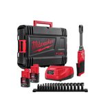 Milwaukee M12 FPTR-202X FUEL aku průchozí ráčna