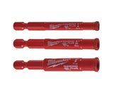 Diamantové vykružovací korunky průměr 6 ÷ 10 mm Milwaukee Diamond Plus™ 1/4" pro suché/mokré vrtání (3 ks)4932471771