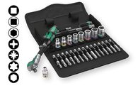 004019 Ráčnová sada 1/4" 8100 SA 9 Zyklop Speed, palcová (Sada 28 dílů)