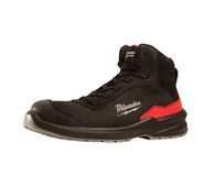 Bezpečnostní obuv, vodoodpudivá kůže nubuk, Milwaukee Flextred™ S3S 1M110133 ESD SC FO SR černá barva (vel.43), 4932493734