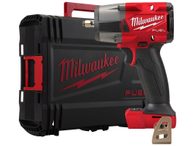 Bezuhlíkový aku rázový utahovák s přesným kroutícím momentem Milwaukee M18 FMTIW2F38-0X - 18V, 3/8", 745Nm, 0-2575ot./min, 2.3kg, kufr, bez akumulátoru a nabíječky (4933479153)