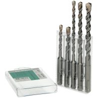 Sada příklepových vrtáků SDS-Plus (5dílná), 6/8 x 110 mm 6/8/10 x 160 mm