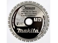 Pilový kotouč na dřevo Makita B-10615 Specialized, 136x20mm, 30 zubů