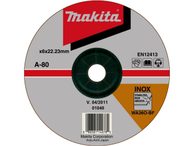 Brusný kotouč na nerez Makita - 125 x 6 x 22 mm (A-80656)