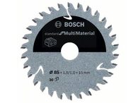 Pilový kotouč na různé materiály Bosch Standard for Multi Material pro okružní pily a aku pily - 85 x 15 mm, 30 zubů (2608837752)