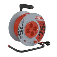 EMOS PRODLUŽOVACÍ KABEL NA BUBNU 4 ZÁSUVKY | 230 V / 25 M