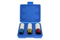 Hlavice nástrčné 1/2", na hliníková kola, 6ti hran 17-21 mm, délka 85 mm, sada 3 díly