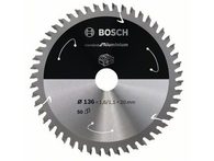 Pilový kotouč na hliník Bosch Standard for Aluminium pro okružní pily a aku pily - 136 x 20 mm, 50 zubů (2608837754)
