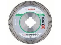 Diamantový kotouč na tvrdou dlažbu, kámen, obklady, keramiku pro úhlové brusky se systémem X-LOCK Bosch Best for Hard Ceramic, pr. 125 x 22.23 x 1.6 / 10 mm (2608615135)