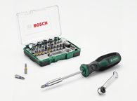 Sada bitů, 27-dílná, + ruční šroubovák, Bosch, 2.607.017.331