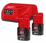 Sada aku a nabíječka Milwaukee M12 NRG-302 (3,0 Ah) 4933451902