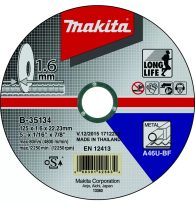 Kotouč řezný ocel 125x1,6x22,23mm Makita