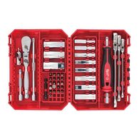 Sada ráčny 1/4", klíčů a dlouhých nástrčných klíčů Milwaukee Premium (42 ks)