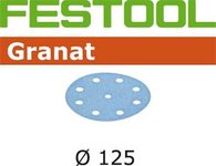 Brusný kotouč StickFix pro brusky Festool RO 125, ES 125, LEX 125 - Granat Festool STF D125/8 P80 GR/1ks - 125mm, zrnitost P80, 1ks (497167-1)