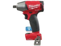 Bezuhlíkový aku rázový utahovák s aretačním čepem Milwaukee M18 ONEIWP12-0 - 18V, 1/2", 300Nm, 1.8kg, bez akumulátoru a nabíječky (4933451152)