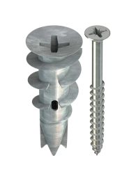 Hmoždinka do sádrokartonu SPIRAL PLUS 37-2S s vrutem Pan-head