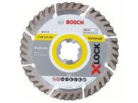 Univerzální diamantový kotouč pro úhlové brusky se systémem X-LOCK Bosch Standard for Universal, pr. 125 x 22.23 x 2.0 / 10 mm (2608615166)