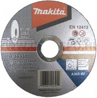 Kotouč řezný na ocel/nerez Makita 125 x 1,6 x 22mm
