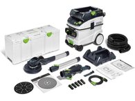 Sada nářadí Festool LHS 2 225/CTL 36-Set PLANEX - bruska na sádrokarton, mobilní vysavač, kufr Systainer, příslušenství (576696)