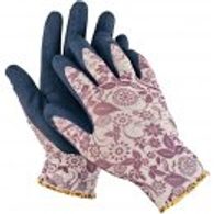 Pracovní rukavice PINTAIL, máčené,sv. fialová vel.7