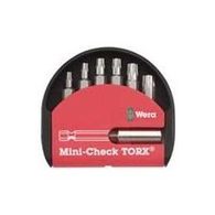 sada bitů 7-dílná - Torx WERA Mini-Check s magnetickým nástavcem 073404