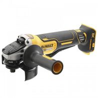 DCG406N DEWALT AKU 18V XR BEZUHLÍKOVÁ 125MM ÚHLOVÁ BRUSKA, KOLÍBKOVÝ SPÍNAČ, BEZ BATERIE A NABÍJEČKY, V KRABICI