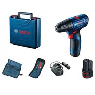BOSCH GSR 120-LI PROFESSIONAL Aku vrtací šroubovák 2x 12V 2.0Ah + 23dílná sada bitů