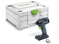 Bezuhlíkový multifunkční aku rázový utahovák Festool TID 18-Basic - 18V, 1/4", 180Nm, 1.3kg, bez akumulátoru a nabíječky (576481)