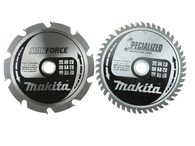 Makita B-49345, Sada 2 kusů pilových kotoučů průměru 165 mm (B-08159, B-09298)