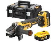 DeWALT DCG405P2 Aku úhlová bruska 125mm, XR (18V/2x5,0Ah) kufr Tstak
