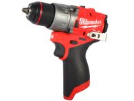 Bezuhlíková aku vrtačka s příklepem Milwaukee M12 FPD2-0 - 12V, 45Nm, 2 rychl., 1.4kg, bez akumulátoru a nabíječky (4933479867)