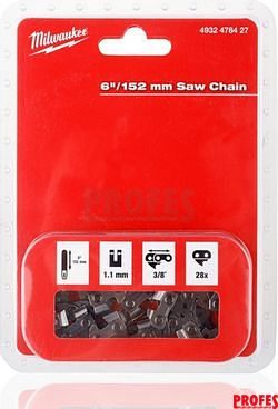4932478427 řetěz pilový 3/8", 1,1mm, 28čl., 152mm, pro M12 FHS