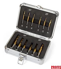 Stopkové frézy HSS – sada 12 ks (3352250)