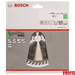 Pilový kotouč Optiline Wood 160 x 20/16 x 1,8 mm, 48