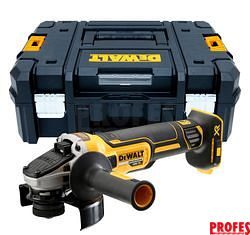 DCG405NT  bezuhlíková AKU úhlová bruska 18V, kufr TSTAK