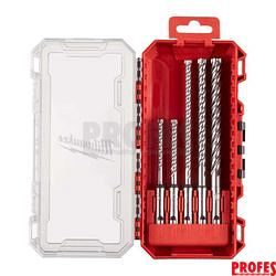 Vrtáky čtyřbřité pr. 5 -10 mm Milwaukee SDS-Plus MX4 Set (Sada 5 ks)