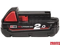 Akumulátor Milwaukee M18 B2 - 18V/2.0Ah REDLITHIUM-ION™ (4932430062)