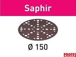 1x Brusný papír - brusivo pro brusky Festool RO 150, ES 150, ETS 150, ETS EC 150, LEX 150, WTS 150, HSK-D 150 (Festool Saphir STF-D150/48 P36 SA/25) 150mm, zr. 36 (575195)