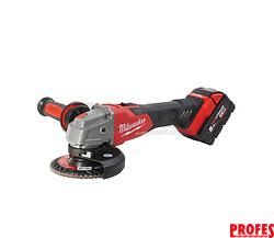 Aku úhlová bruska 125 mm Milwaukee M18 FSAG125XB-502X s posuvným spínačem (5,0 Ah)