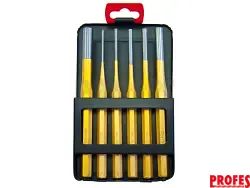 Sada průbojníků 6 dílů | kovový box - PA234102