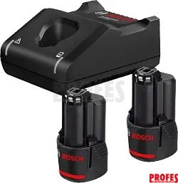 BOSCH 2× GBA 12V 3.0AH + GAL 12V-40 PROFESSIONAL Startovací sada