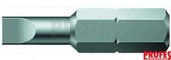 WERA 072059 Bit 1,0 x 5,5 – 800/1 Z. Šroubovací bit 1/4 Hex, 25 mm, pro šrouby s rovnou drážkou