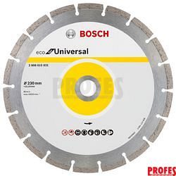 Univerzální diamantový kotouč Bosch Eco for Universal 230 x 22,23 x 2,6 x 7 mm (kód 2608615031), 1ks