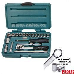 H1120 sada hlavic 1/4" HONIDRIVER (20 dílů)