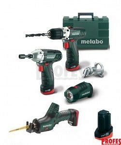 METABO Combo set Powermaxx ASE 10,8 V / 4,0 + 2x 1,5 Ah, BS + SSD + ASE