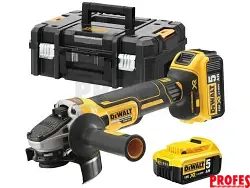 DeWALT DCG405P2 Aku úhlová bruska 125mm, XR (18V/2x5,0Ah) kufr Tstak