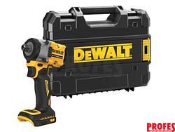 DCF922NT DEWALT 18V AKU BEZUHLÍKOVÝ RÁZOVÝ UTAHOVÁK 1/2" - BEZ BATERIÍ A NABÍJEČKY, KUFR T-STAK
