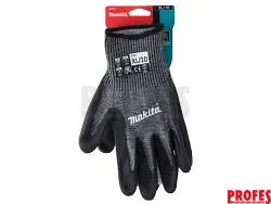 Makita pracovní rukavice proti prořezu, nitril, velikost L/9