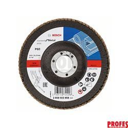 Lamelový brusný kotouč X431, Standard for Metal 125 mm, 22,23 mm, 80 2608603658, 1 kus