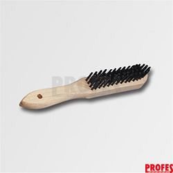 Kartáč ocelový 5-řadý, dřevo, 300 mm 22034